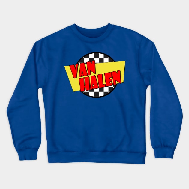 Van Halen - Fast Times Style Logo Crewneck Sweatshirt by RetroZest